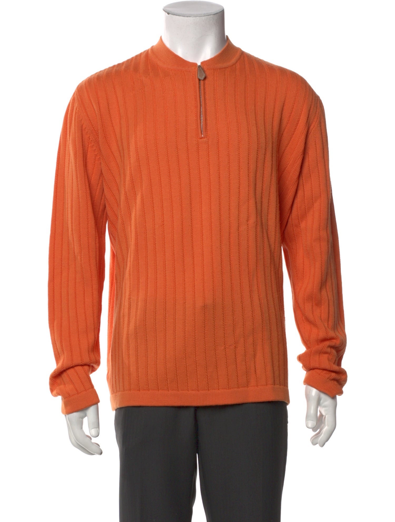 Hermès Merino Wool V-Neck Pullover