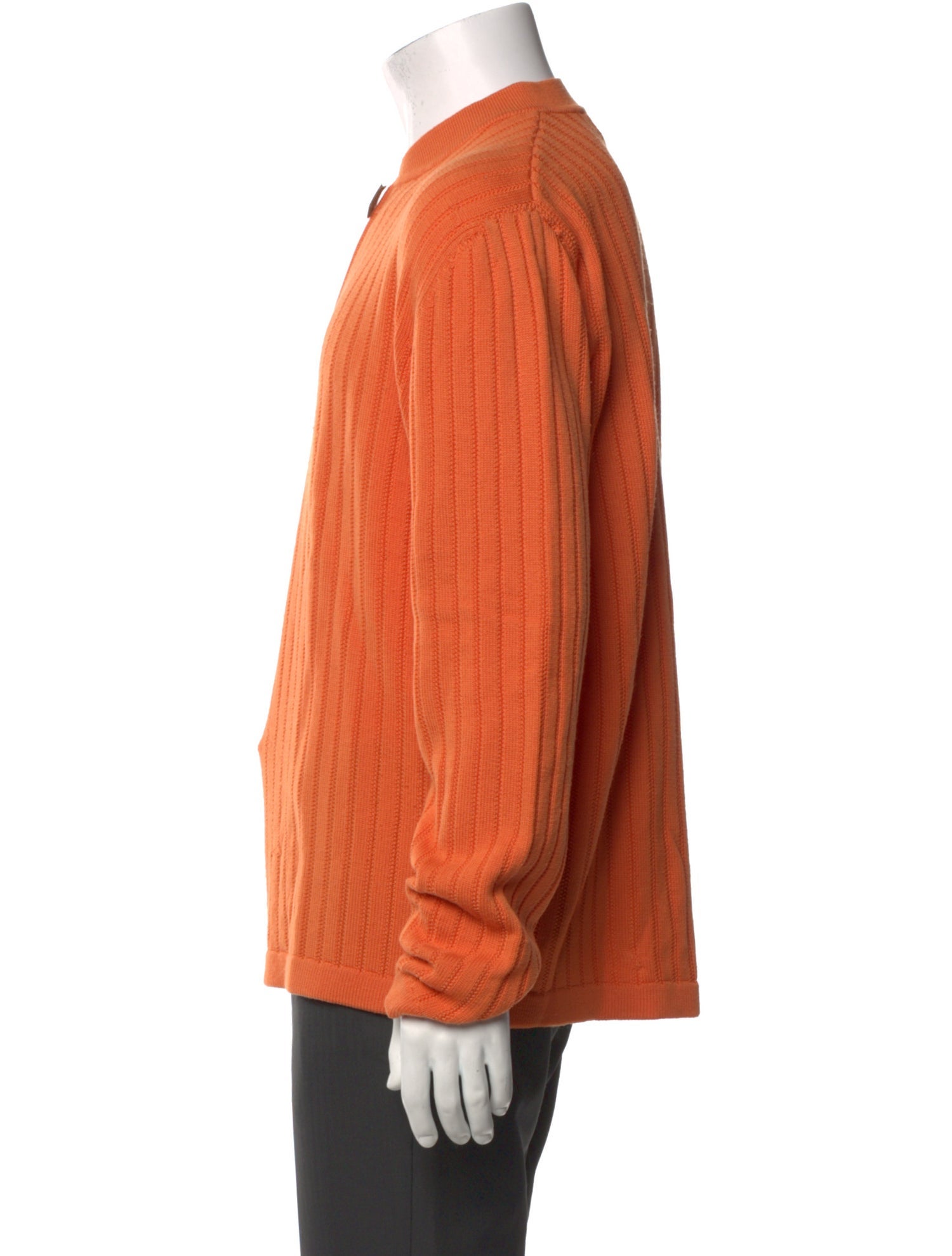 Hermès Merino Wool V-Neck Pullover