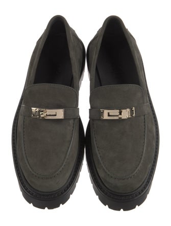 Hermès Icone H Logo Loafers