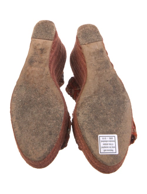 Hermès Sofia Leather Espadrilles