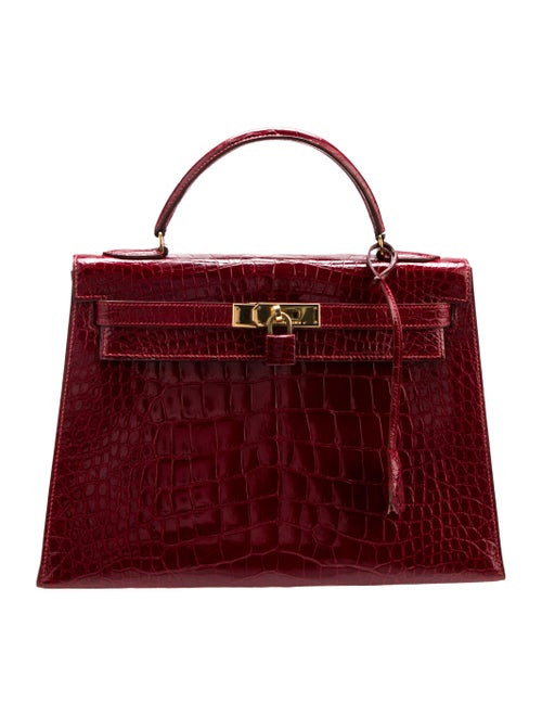 Hermès Shiny Alligator Kelly I Sellier 32