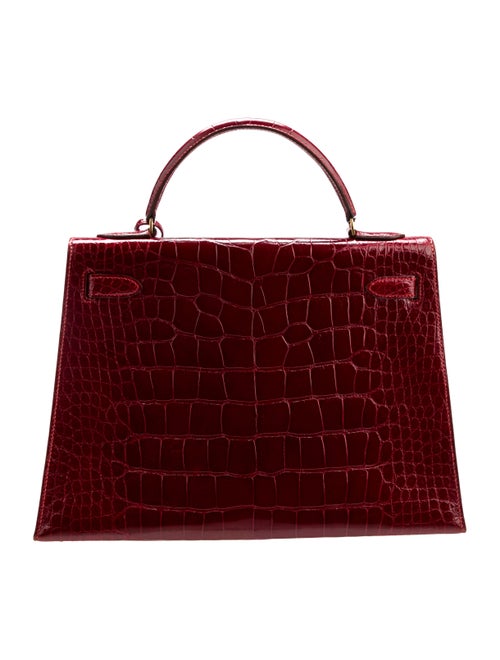 Hermès Shiny Alligator Kelly I Sellier 32