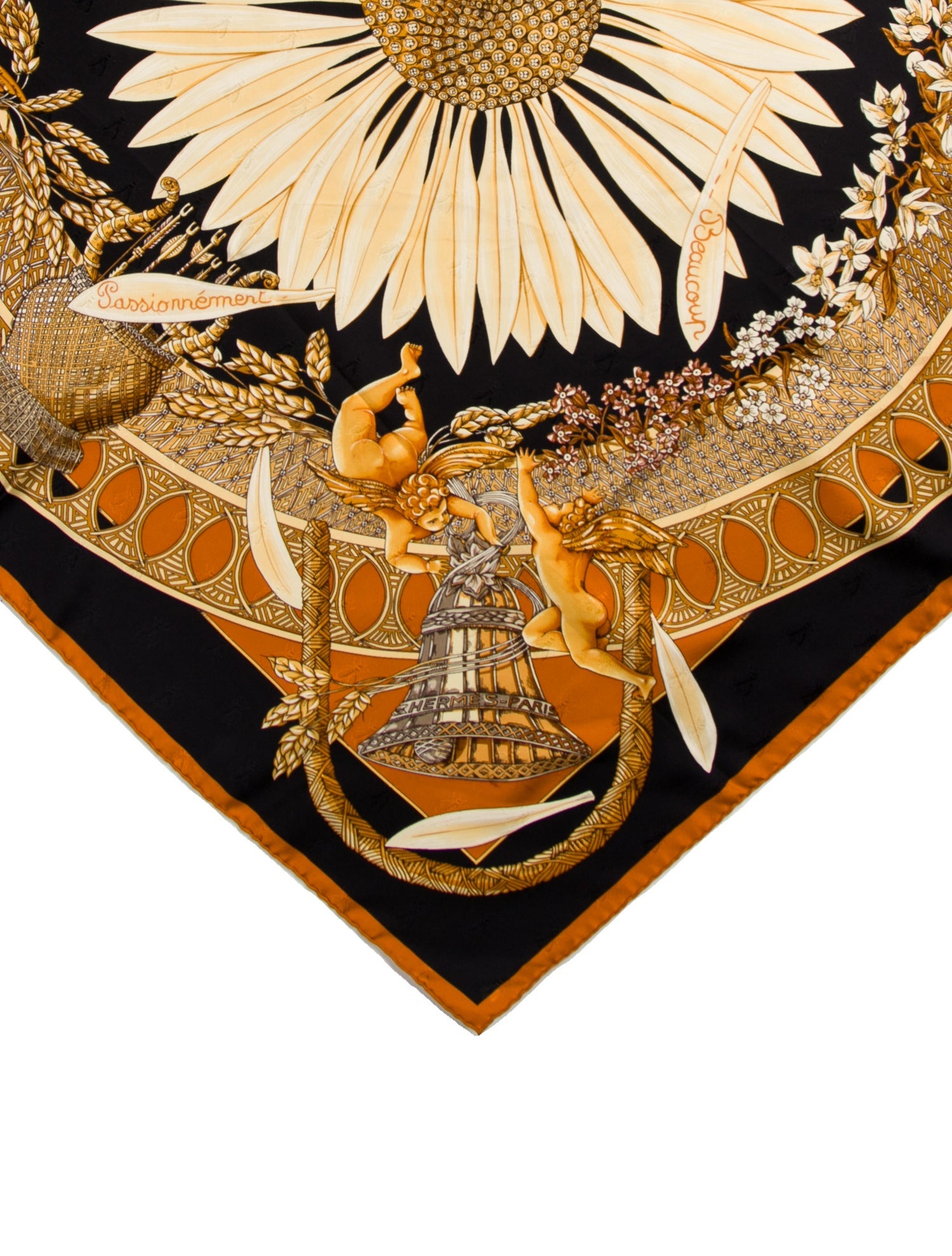 Hermès Te J'aime Passionnement Scarf