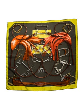 Hermès Projets Carres Silk Scarf