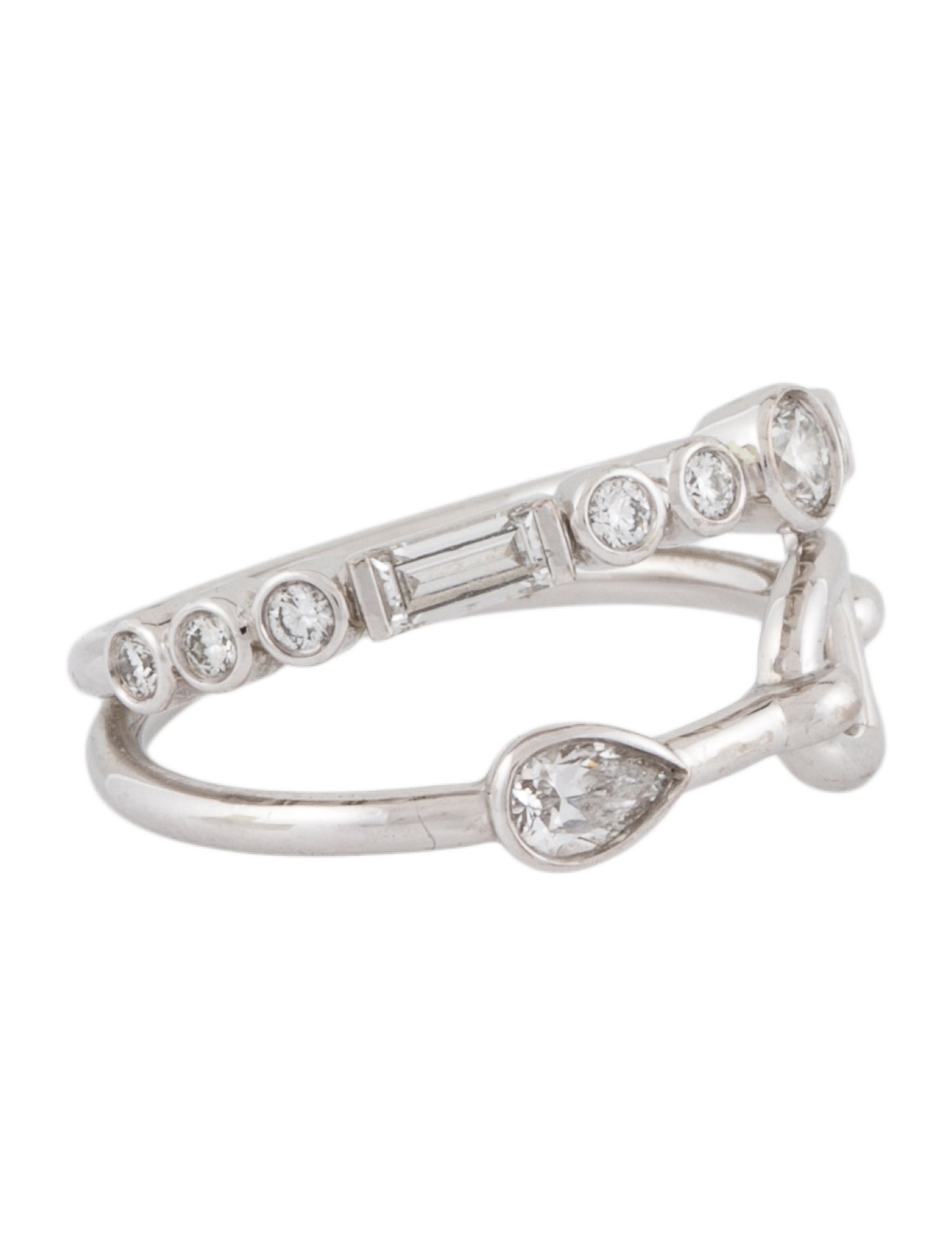 Hermès 18K Diamond Chaine d'ancre Chaos Fancy Ring