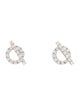 Hermès 18K Diamond Finesse Stud Earrings