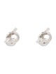 Hermès 18K Diamond Finesse Stud Earrings