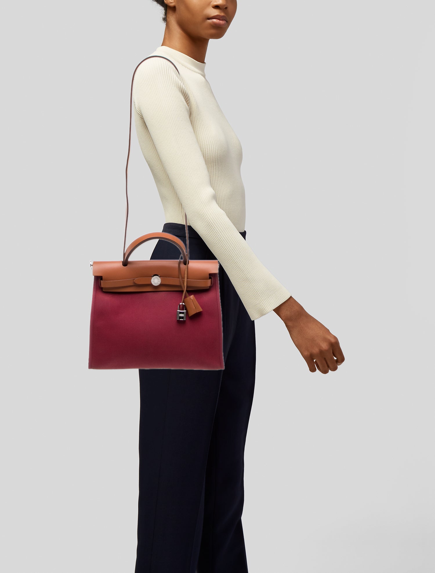 Hermès Toile Herbag Zip 31