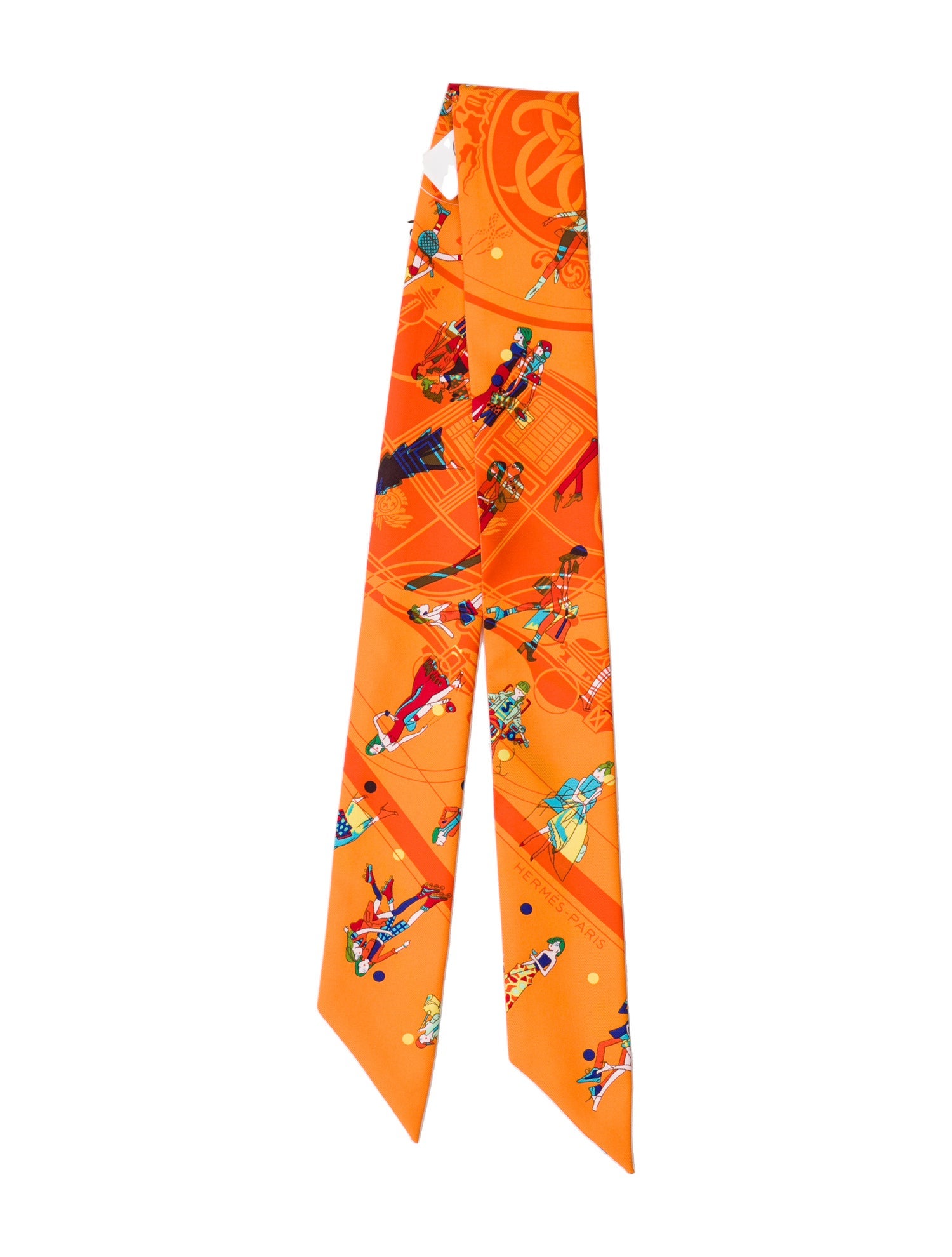 Hermès Ex-Libris les Parisiennes Silk Twilly Scarf w/ Tags