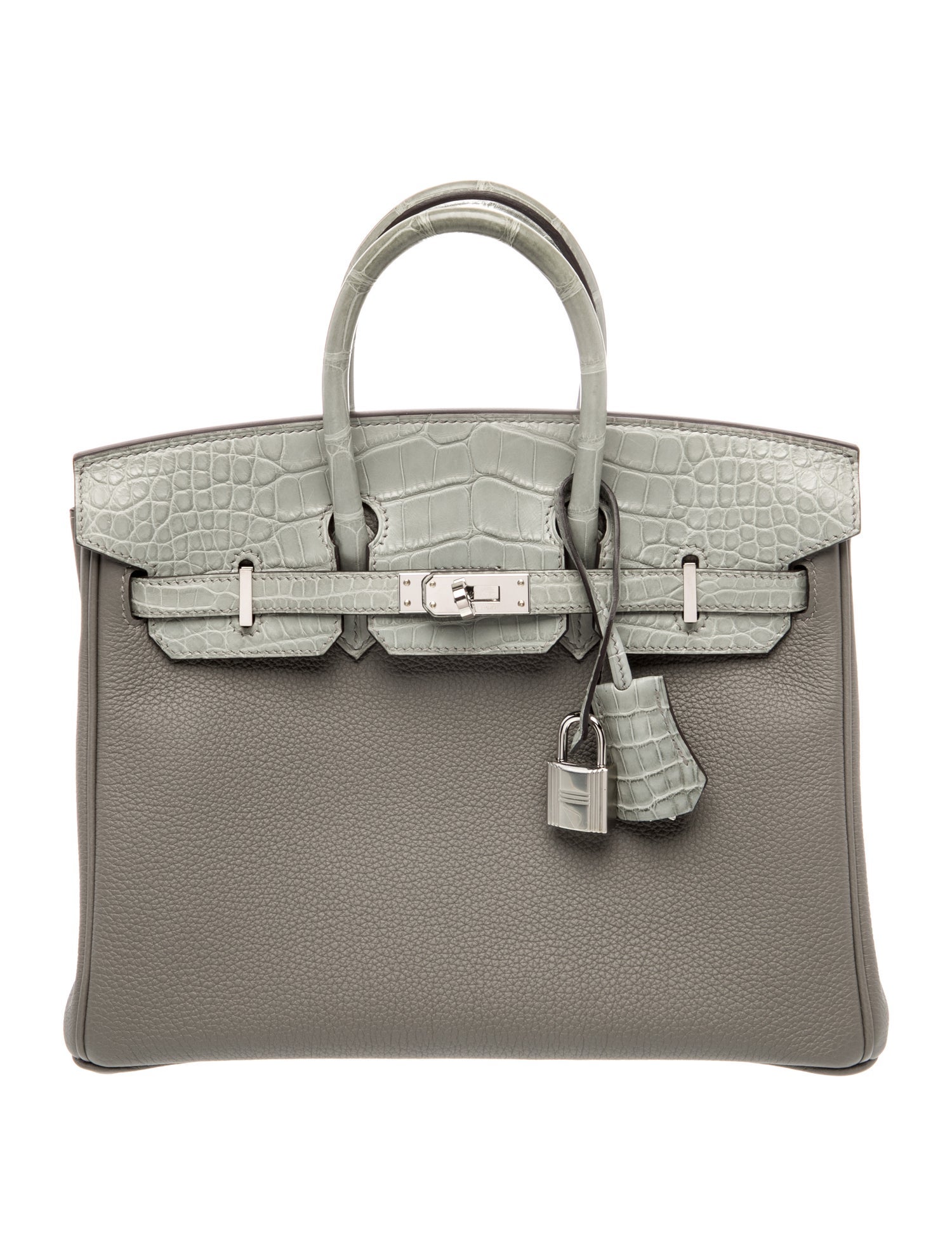 Hermès 2023 Togo & Matte Alligator Birkin Touch 25