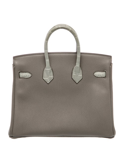 Hermès 2023 Togo & Matte Alligator Birkin Touch 25