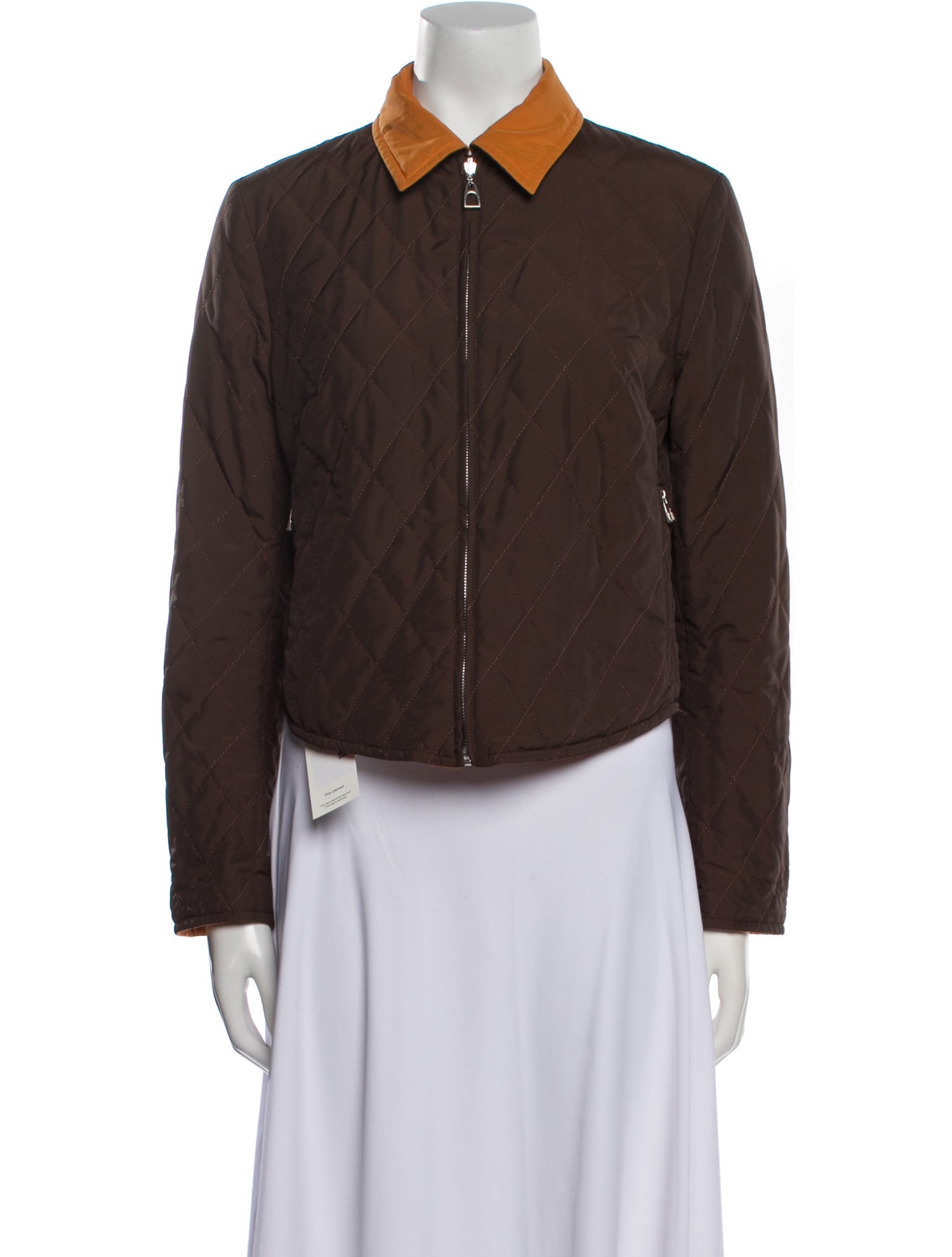 Hermès Striped Biker Jacket