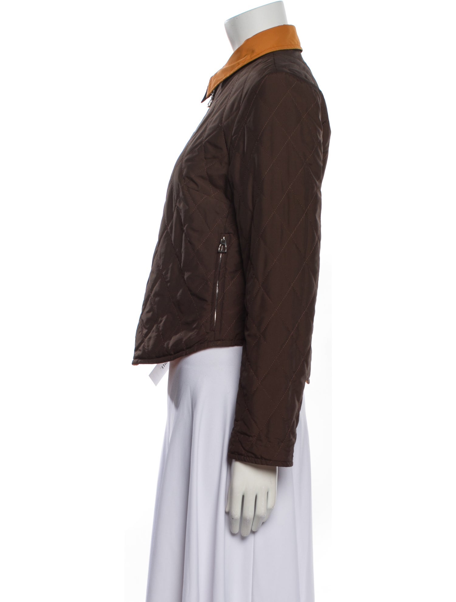 Hermès Striped Biker Jacket