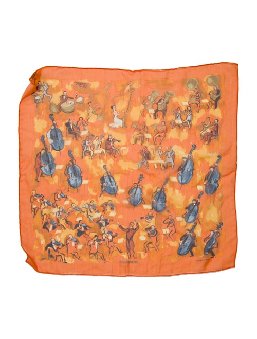 Hermès Concerto Mousseline Silk Scarf
