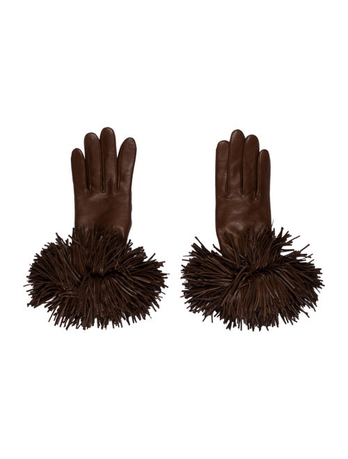 Hermès Milo Fringe Gloves