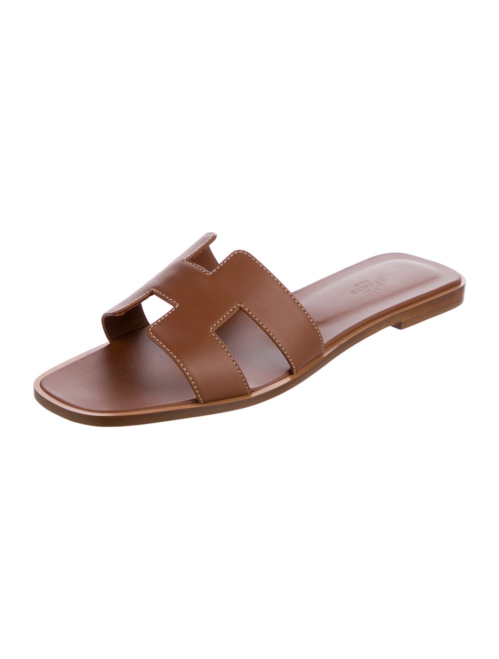 Hermès Oran Slides From the 2022 Collection Brown… - image 2