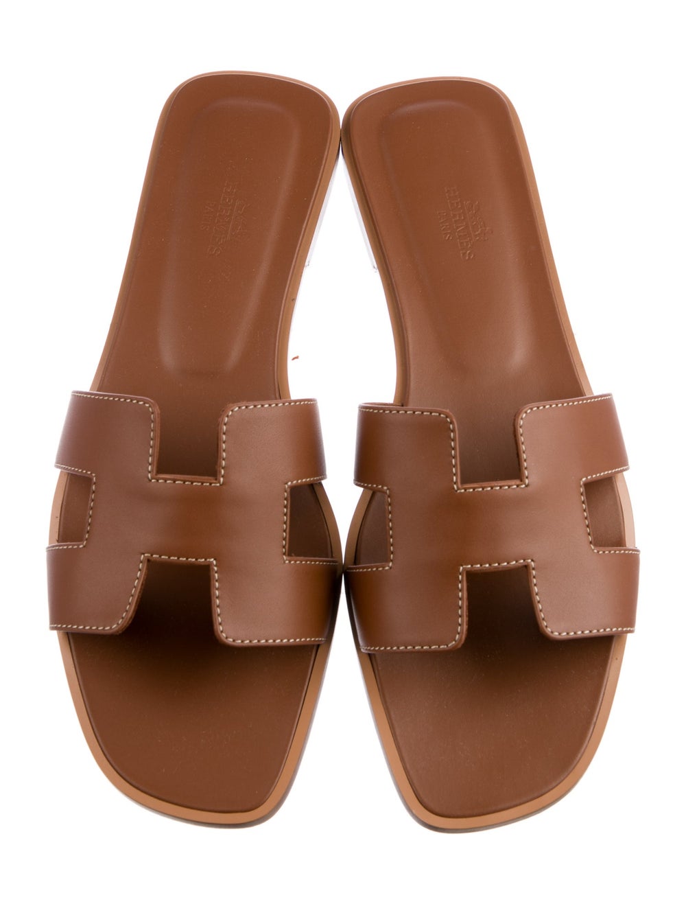 Hermès Oran Slides From the 2022 Collection Brown… - image 3