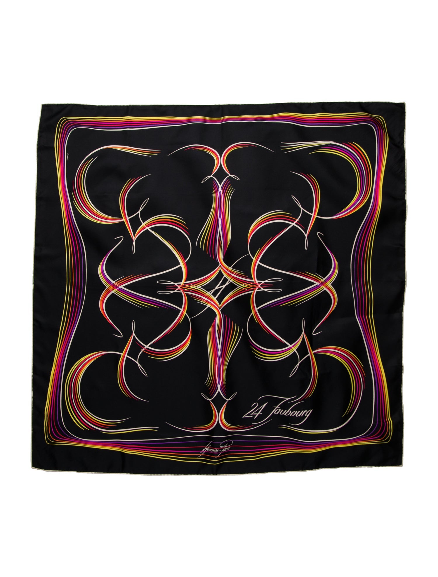 Hermès 24 Faubourg Silk Scarf Silk Scarf