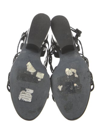 Hermès Chaîne d'Ancre Insignia Leather Slingback Sandals