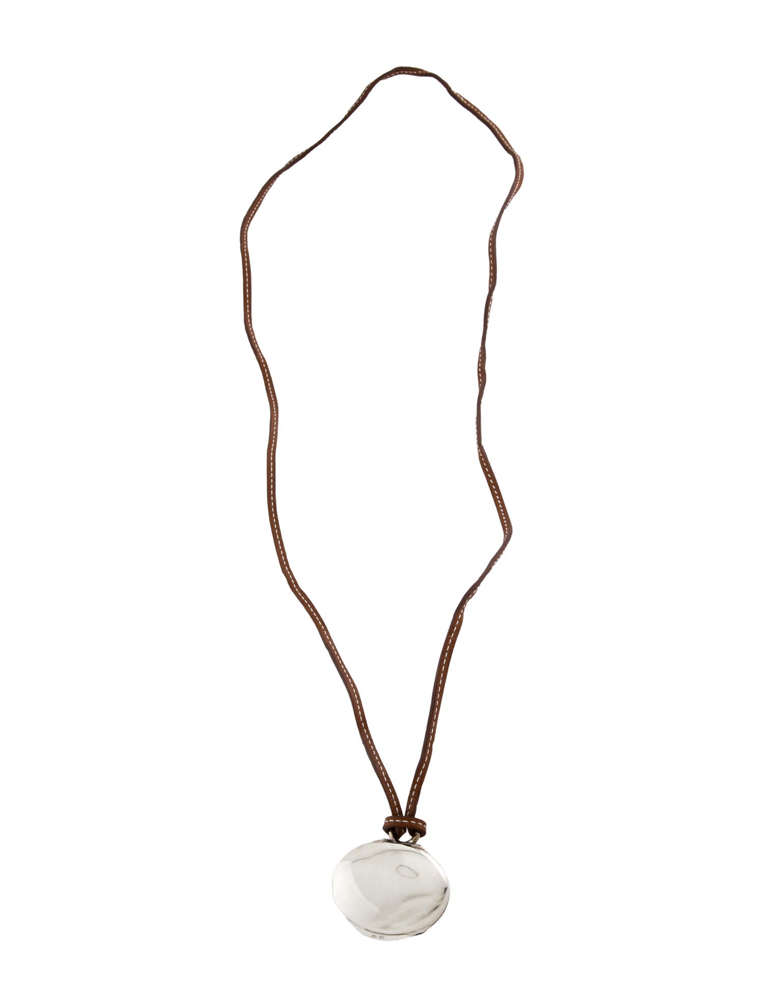 Hermès Vintage Cord Locket Pendant