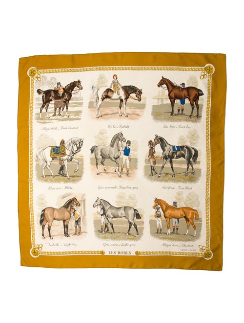 Hermès Les Robes Silk Scarf