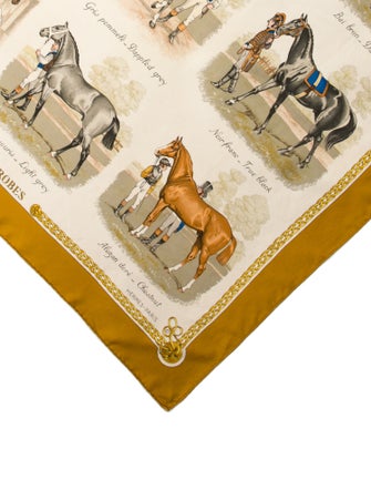 Hermès Les Robes Silk Scarf