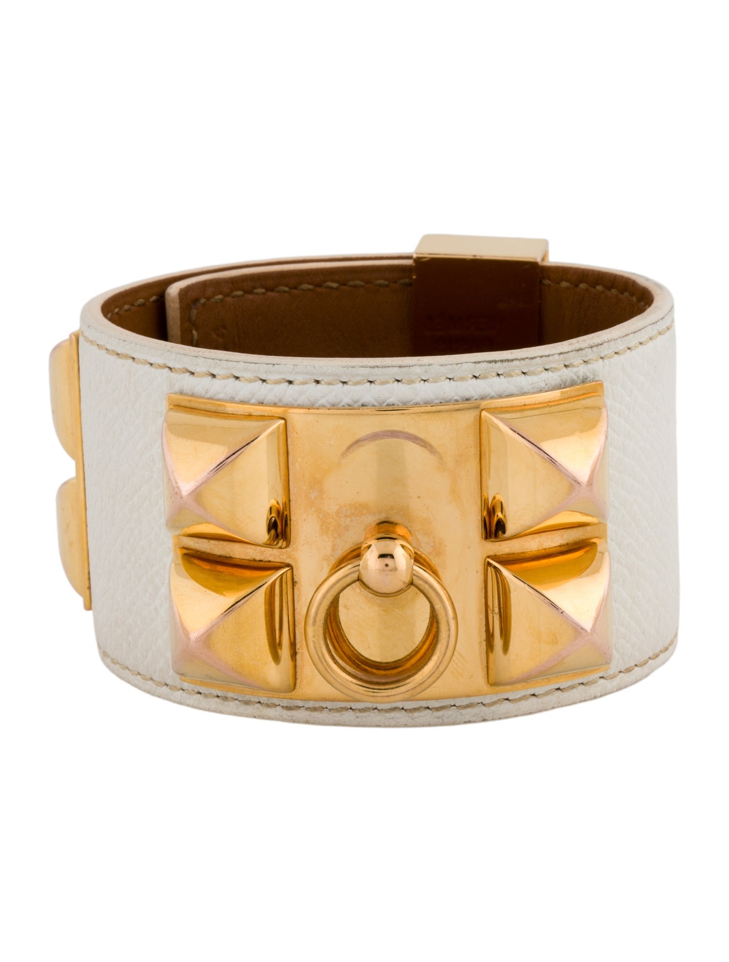 Hermès Leather Collier de Chien Wrap Bracelet