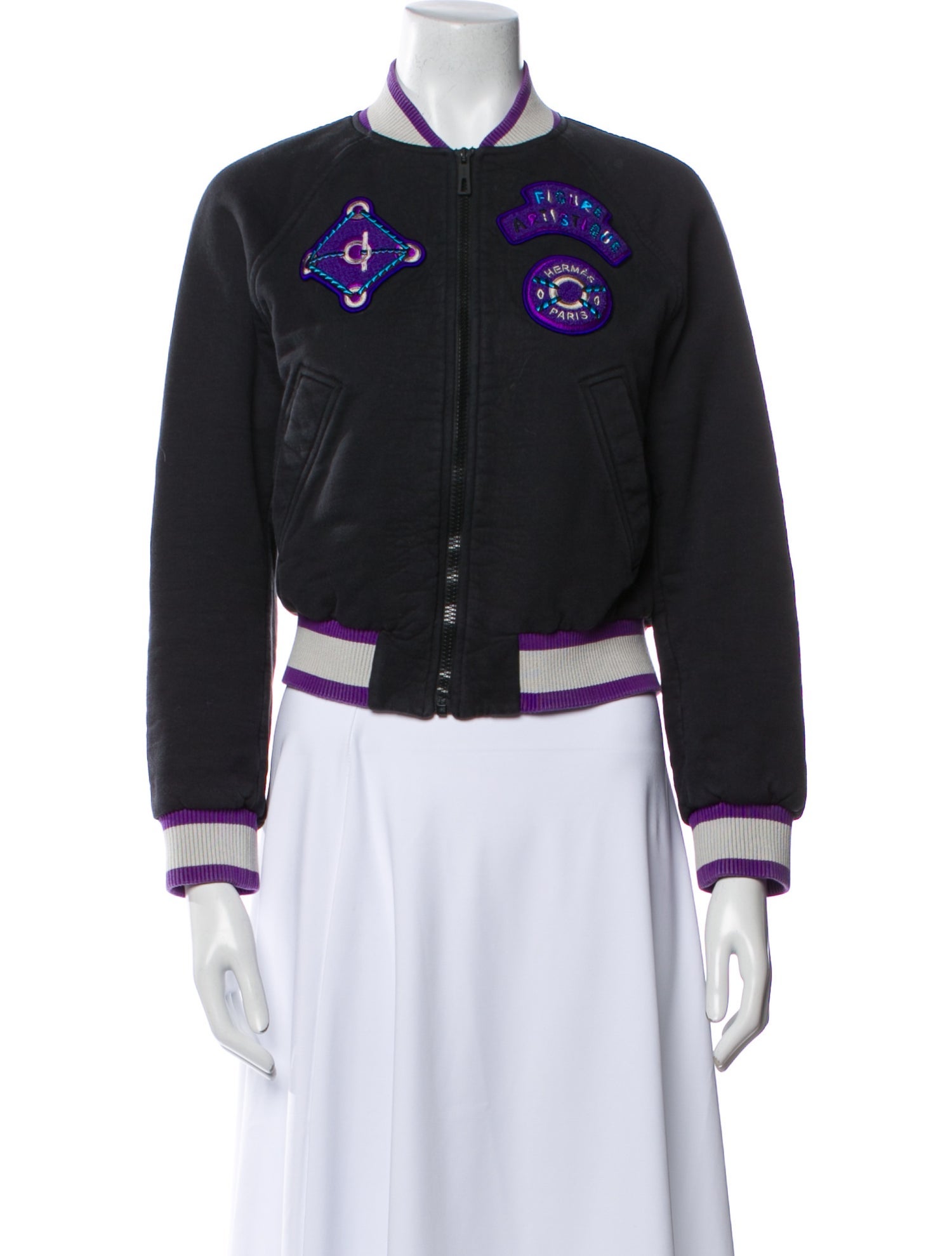 Hermès Striped Bomber Jacket