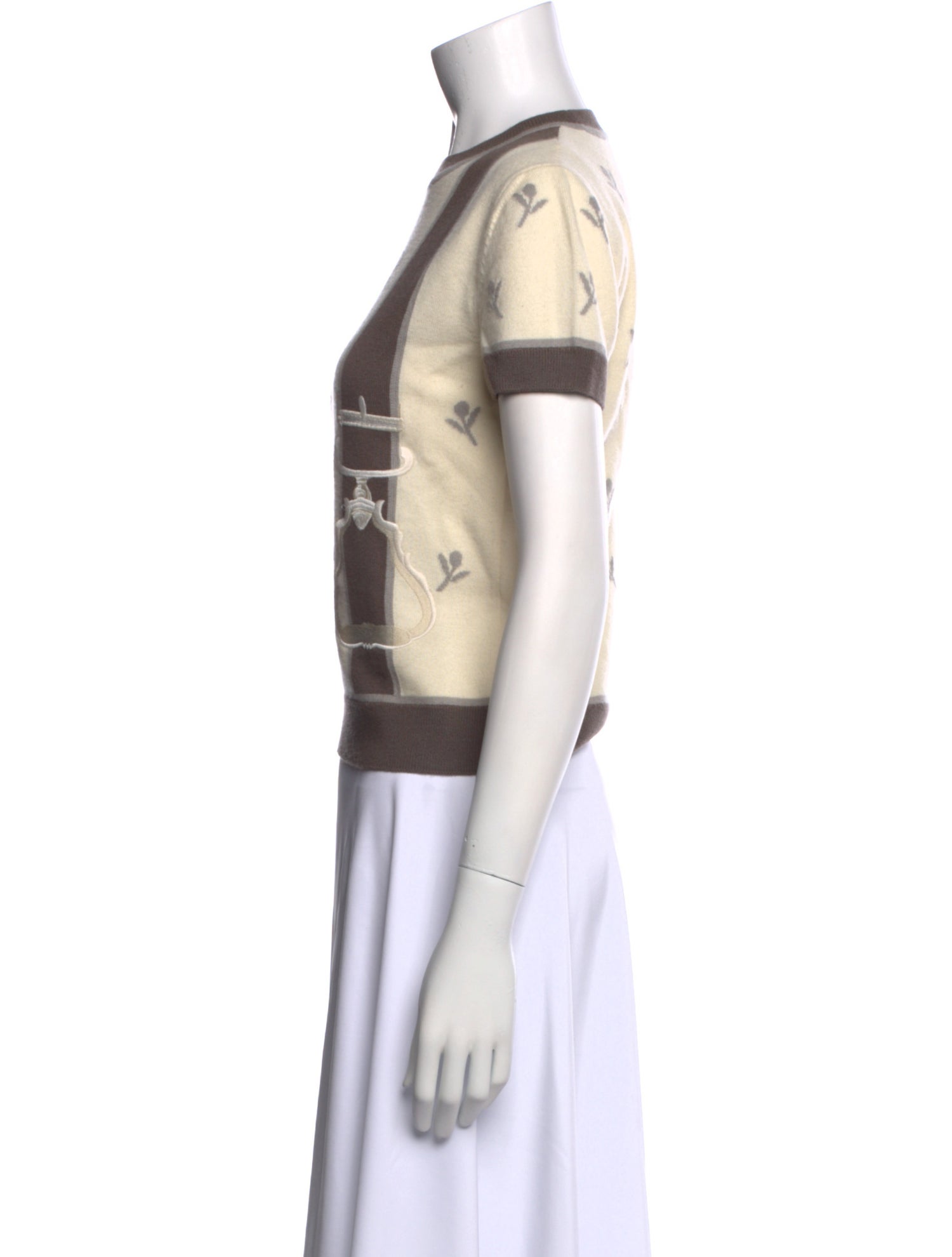 Hermès Wool Graphic Print Sweatshirt