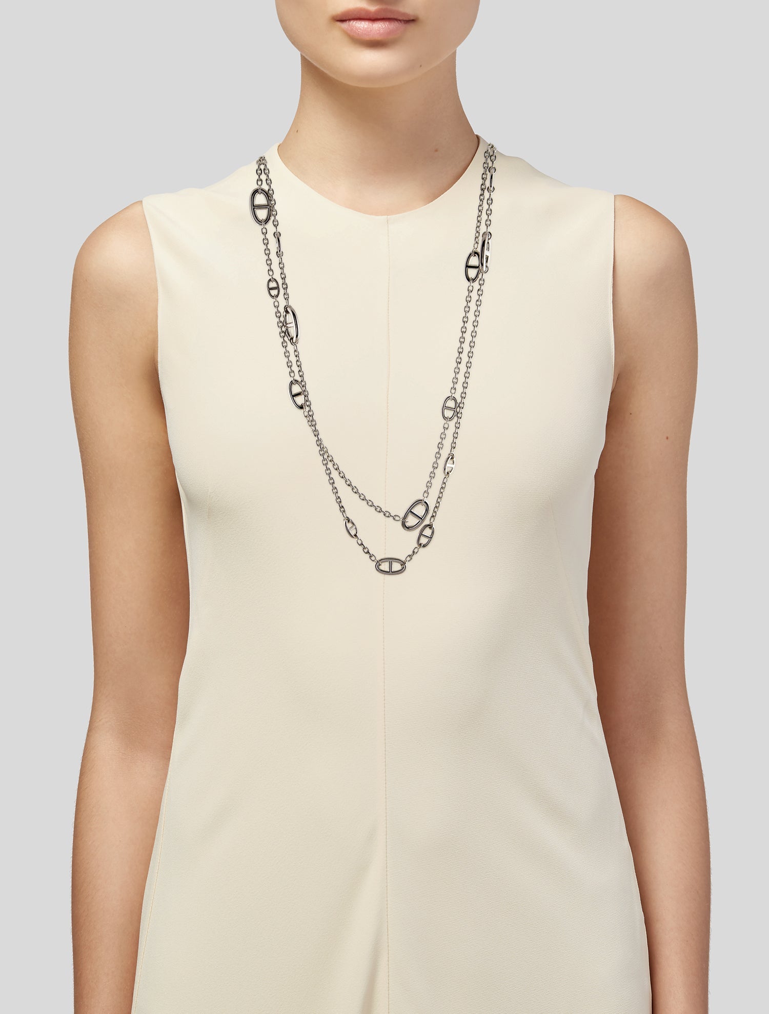 Hermès Farandole Long Necklace,160