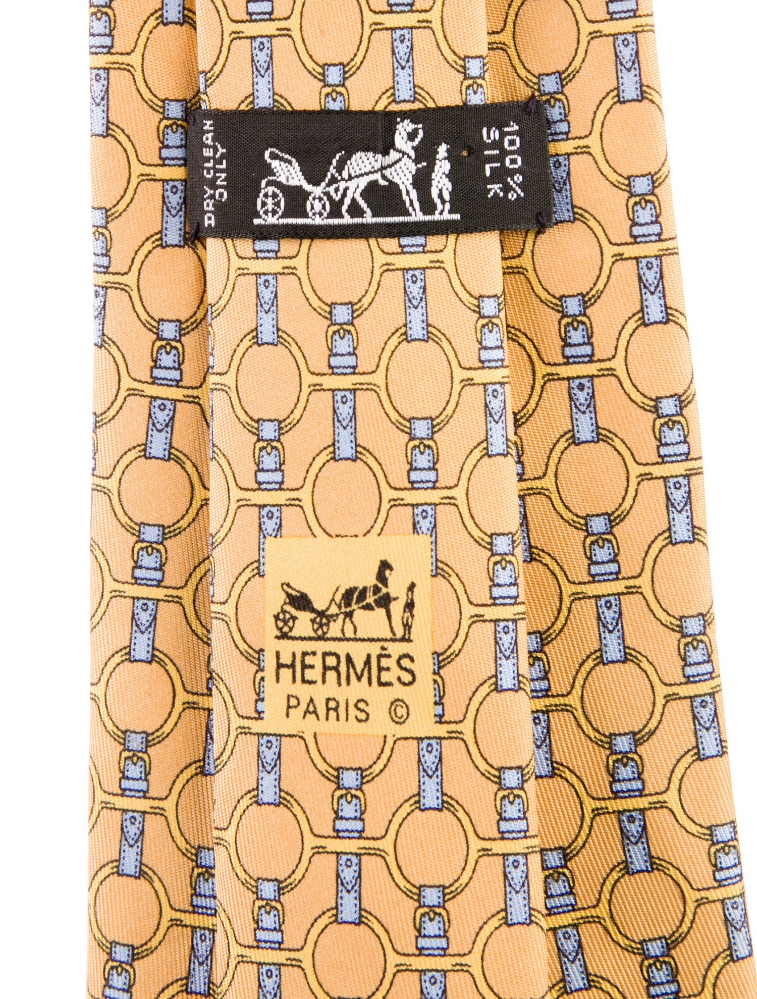 Hermès Silk Pattern Tie