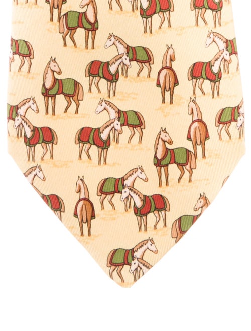 Hermès Silk Pattern Tie