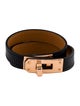 Hermès Lizard Kelly Double Tour Bracelet