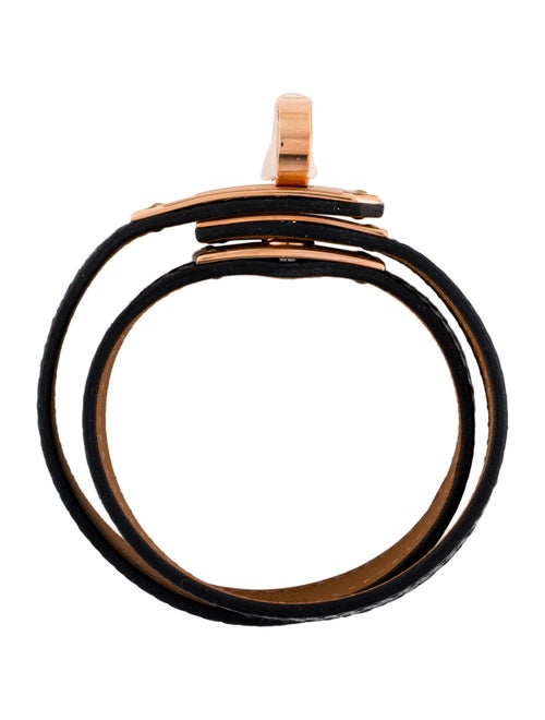 Hermès Lizard Kelly Double Tour Bracelet