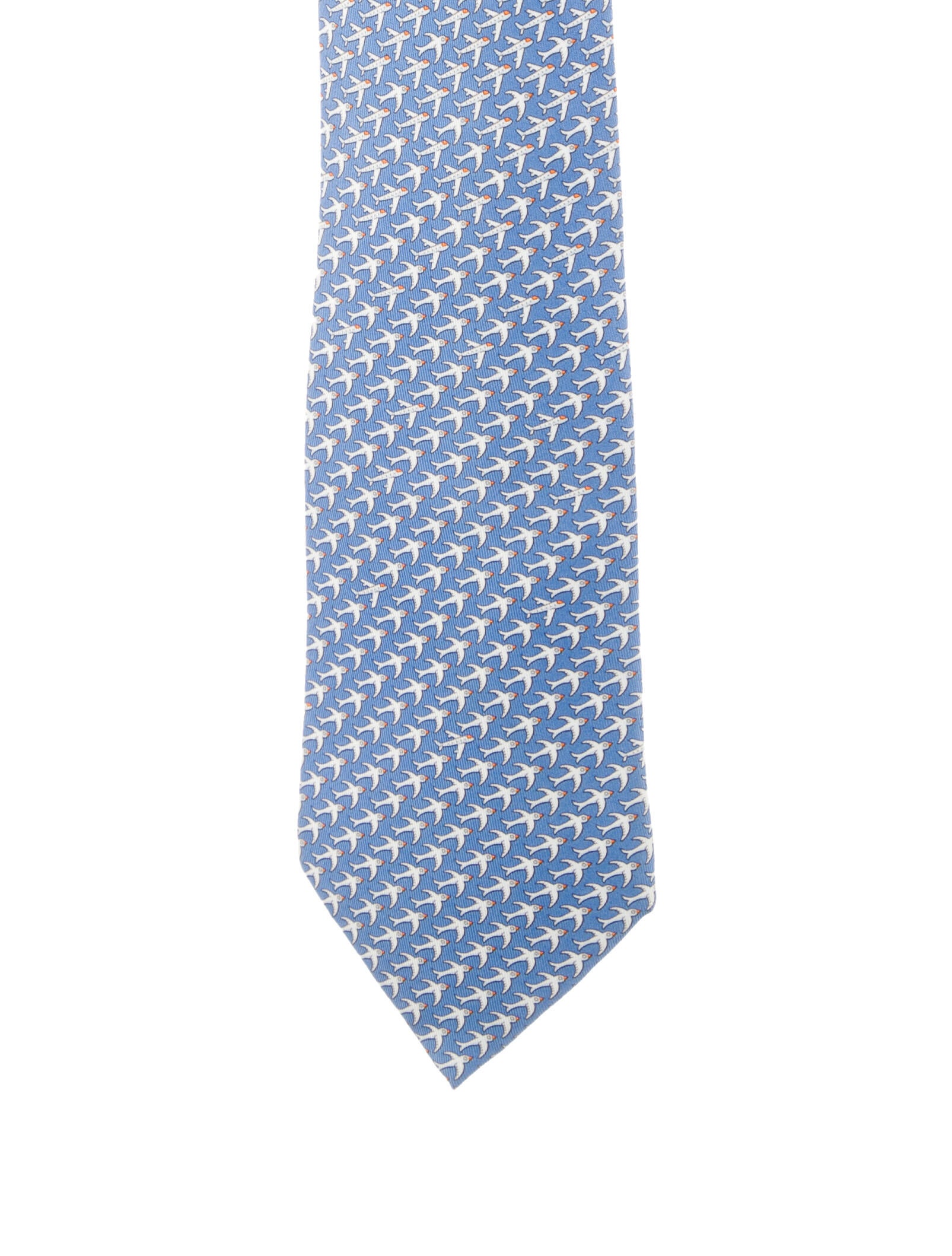 Hermès Silk Pattern Tie