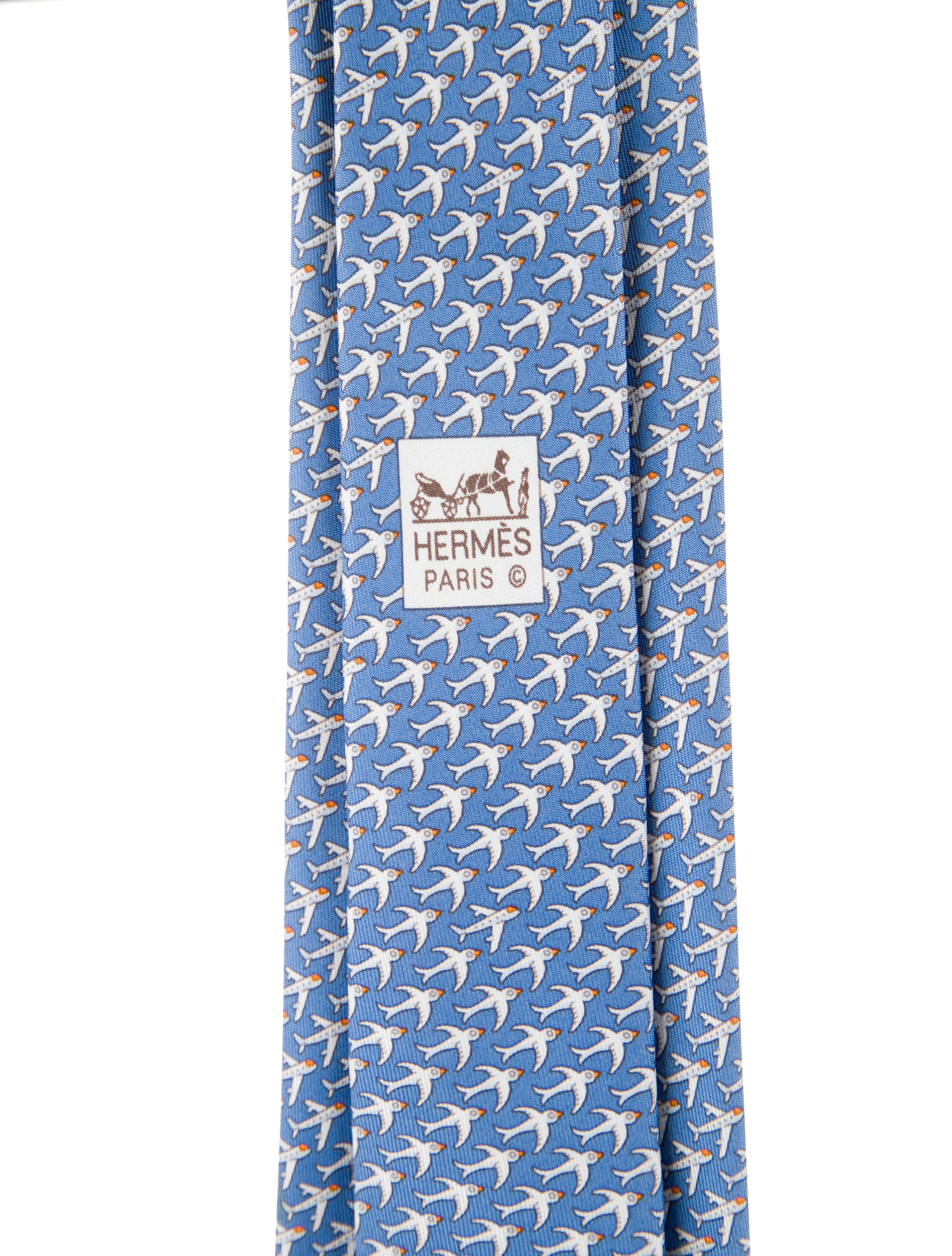 Hermès Silk Pattern Tie