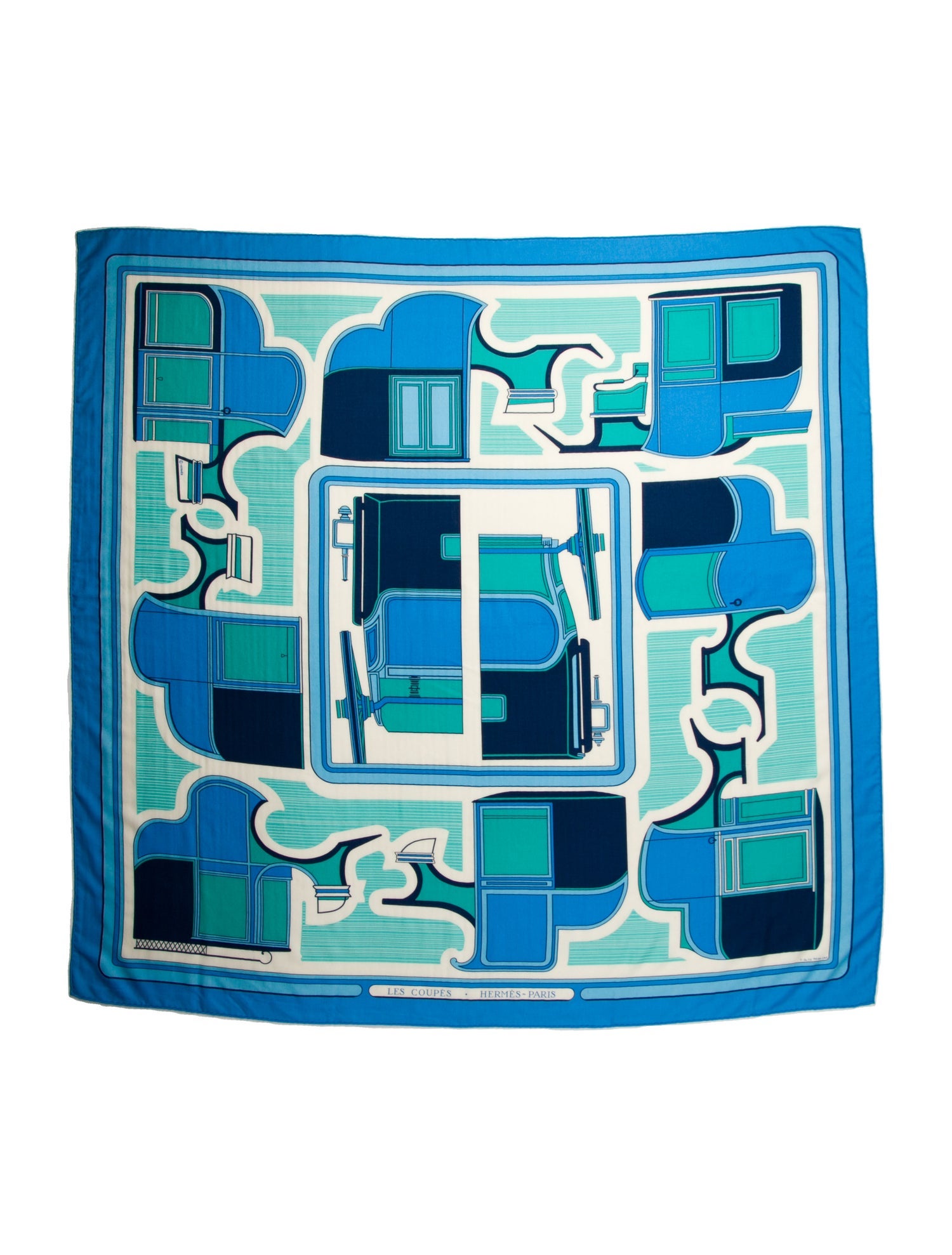 Hermès Les Coupes Cashmere Shawl