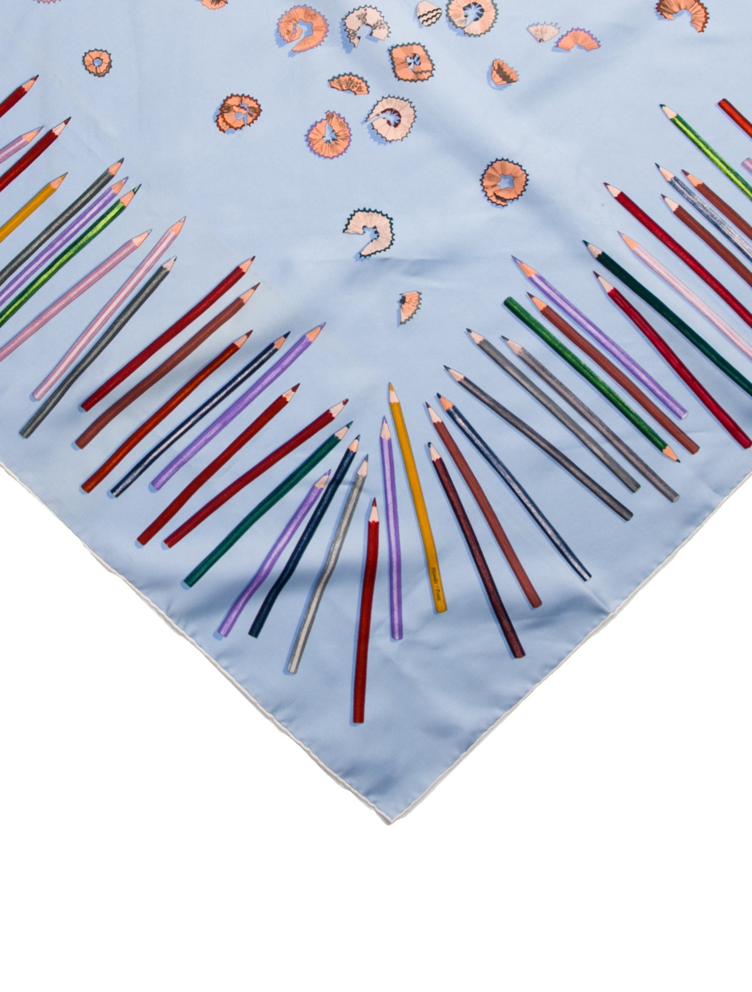 Hermès A Vos Crayons! Silk Scarf