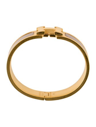 Hermès Enamel Clic H Bracelet