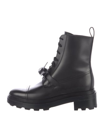 Hermès Funk Leather Combat Boots