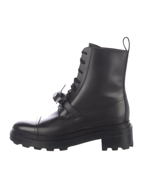 Hermès Funk Leather Combat Boots