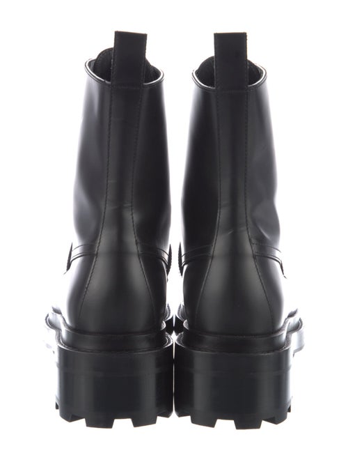 Hermès Funk Leather Combat Boots