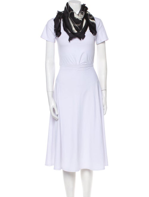 Hermès Ex-Libris Fringed 80cm Scarf Silk Scarf