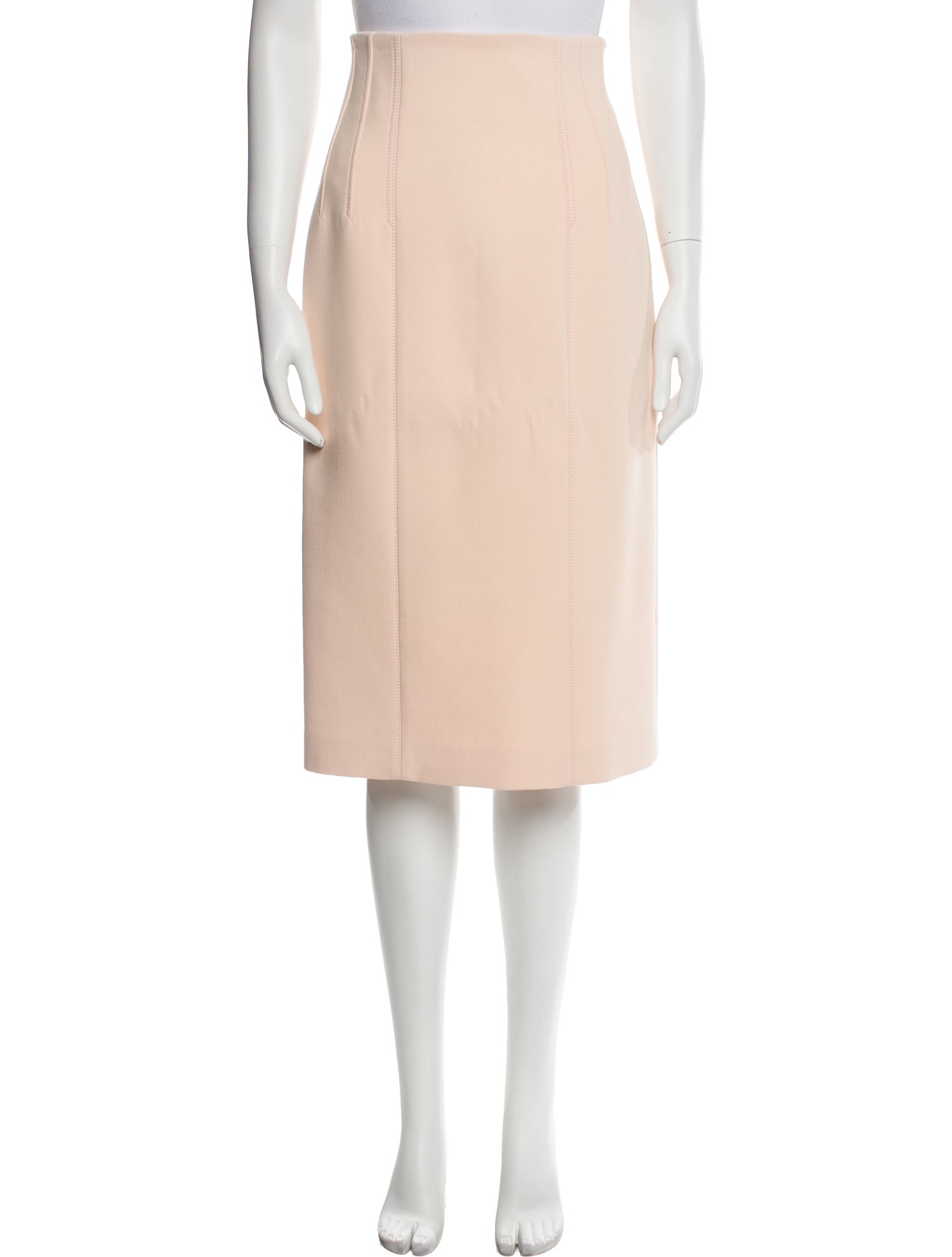 Hermès Virgin Wool Knee-Length Skirt