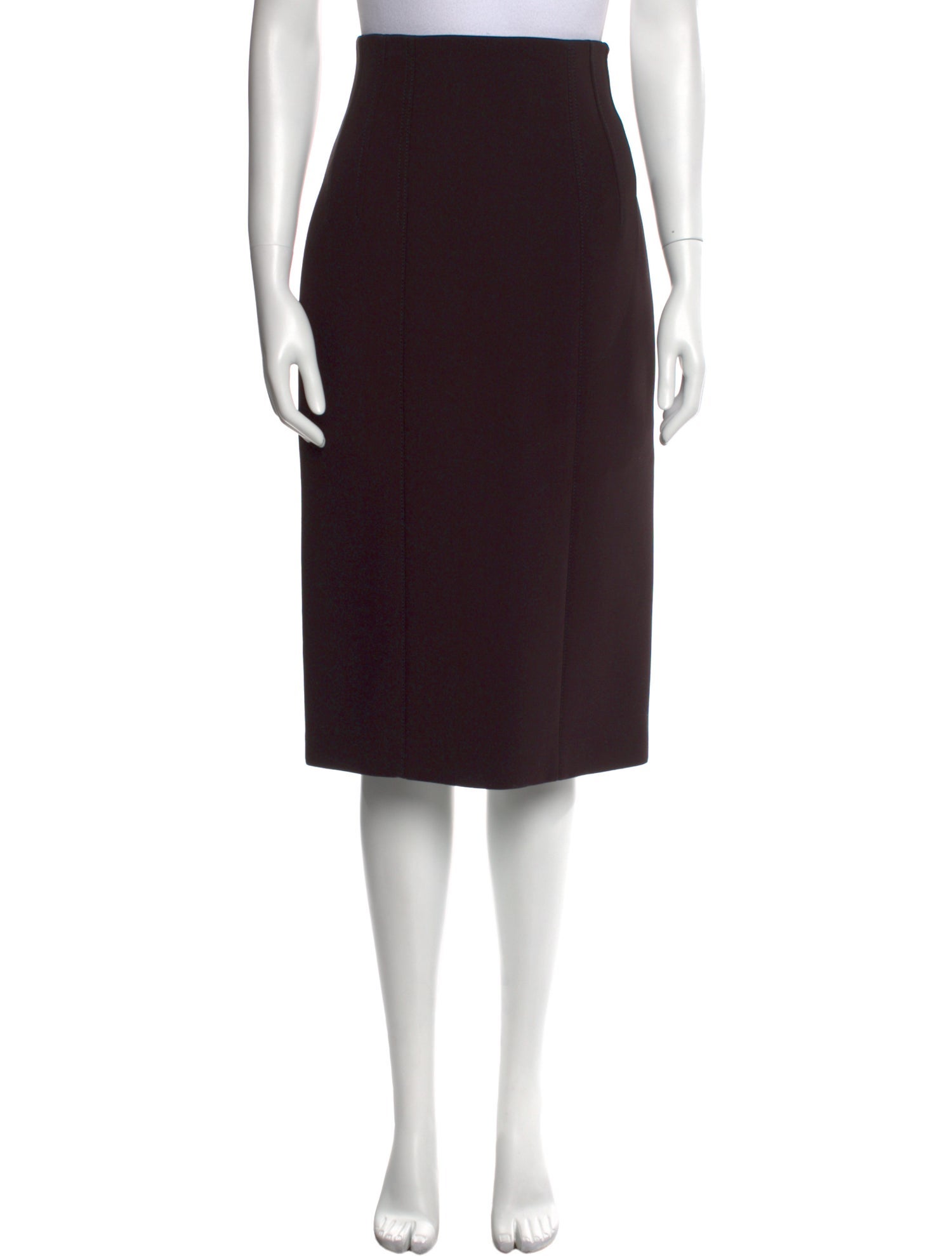 Hermès Virgin Wool Knee-Length Skirt