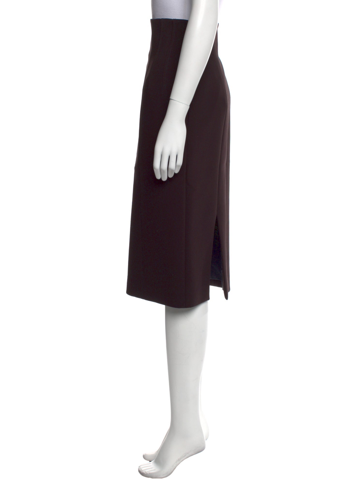 Hermès Virgin Wool Knee-Length Skirt