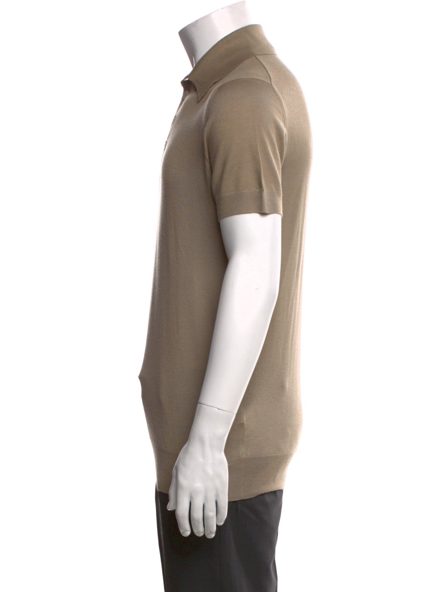 Hermès Cashmere Collar Polo Shirt