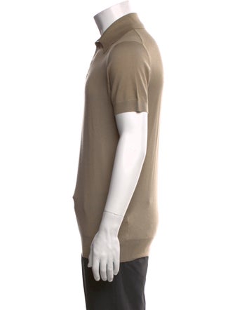 Hermès Cashmere Collar Polo Shirt