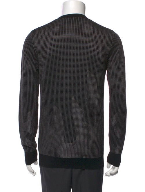 Hermès Virgin Wool Plaid Print Pullover