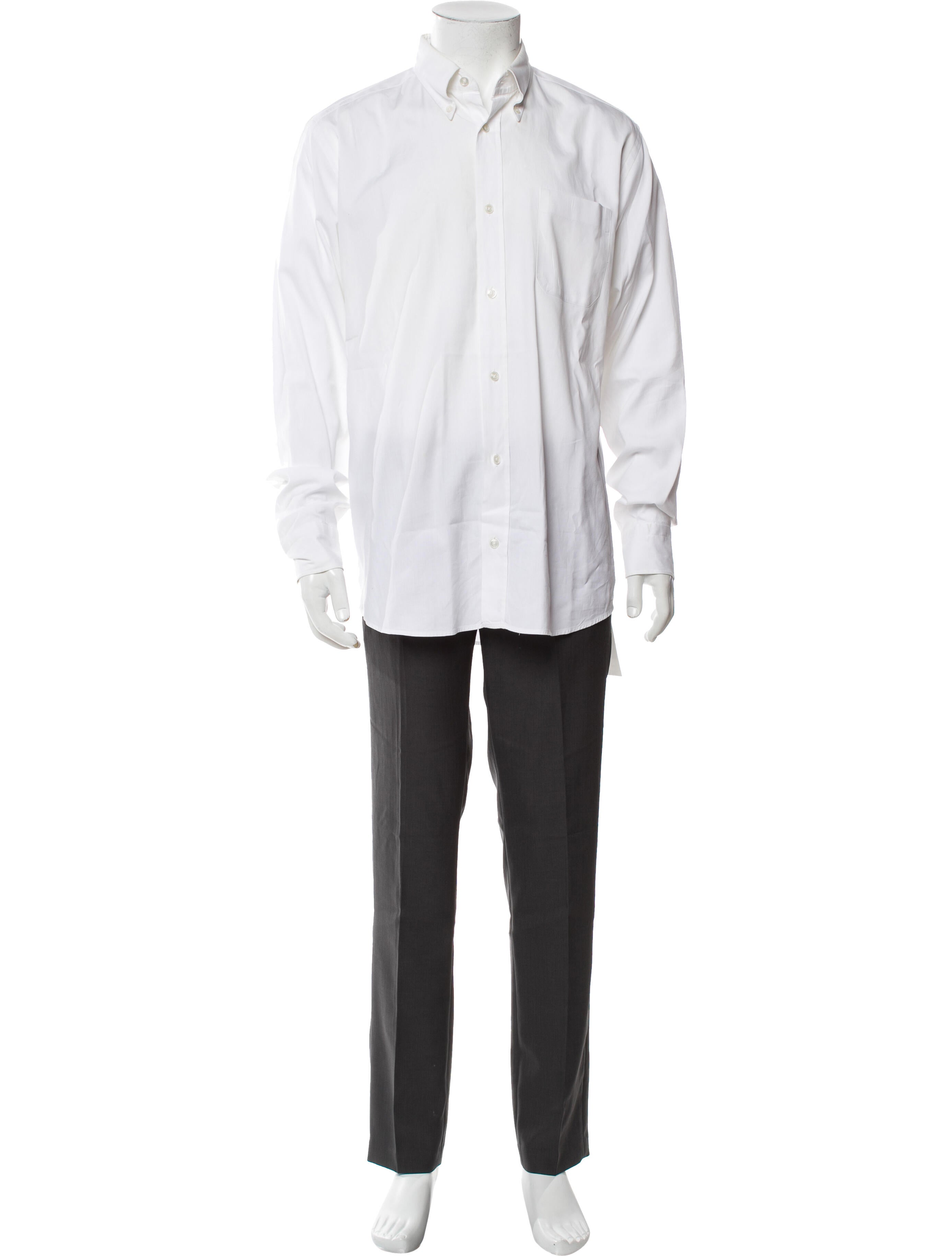 Hermès Long Sleeve Dress Shirt